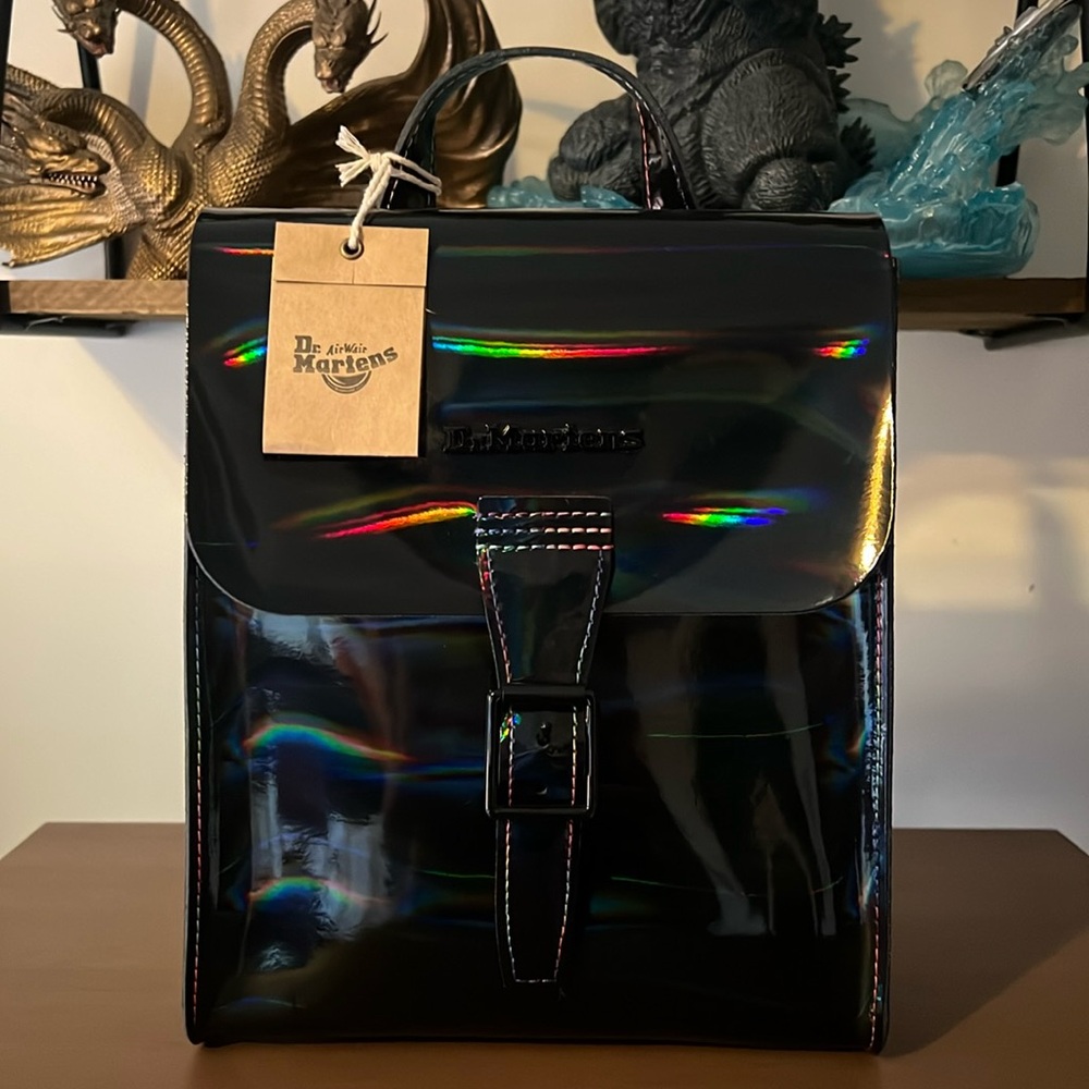 HWT HTF Rainbow Patent Mini Backpack